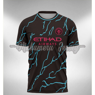 เสื้อกีฬาแขนสั้น ลายทีม M City 3rd Third 2023 2024