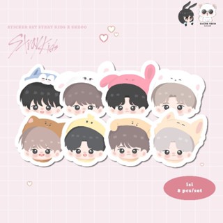 ชุดสติกเกอร์ stray kids x skzoo chibi