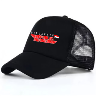 หมวกเบสบอล ลายโลโก้ Yu indonesia premium Wholesalesweterbandung