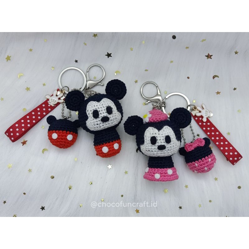ตุ๊กตาถัก Amigrumi Mickey Mouse