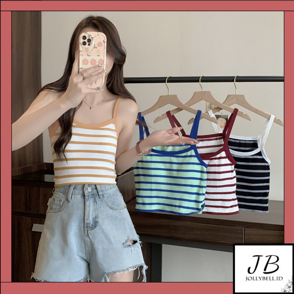 •Jollybell.id•BJ1326 เสื้อกล้ามพร้อมคัพไม่มีลวด Bh เสื้อกล้ามนําเข้าลาย Motif เซ็กซี่เสื้อสตรี