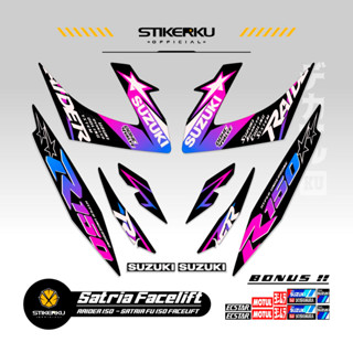 สติกเกอร์ SATRIA Fu150 2nd MOTIF STICKER RAIDER 150 REBORN F150 พร้อมส่ง สติกเกอร์ สําหรับตกแต่ง