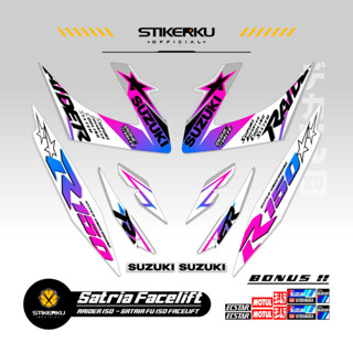 สติกเกอร์ SATRIA FU 150 MOTIF 4 STICKER RAIDER 150 REBORN F150 พร้อมส่ง สติกเกอร์ สําหรับตกแต่ง