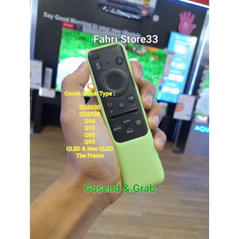 ID CASE SILICONE TV REMOTE PROTECTOR SAMSUNG SOLARCELL CU8000 NEW 2023