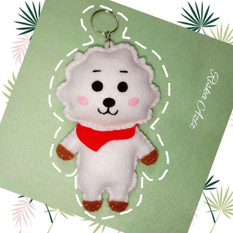 Gantungan RJ BT21 JIN BTS/RJ BT21 พวงกุญแจ