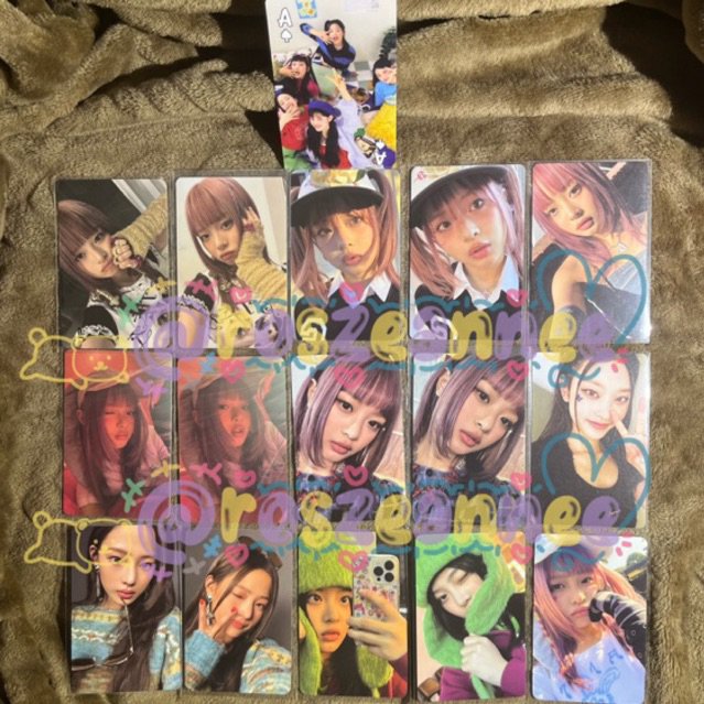 Photocard Newjeans Hanni Haerin OMG Ditto Weverse Message Card Ver iphone nabi แว่นตาอะนิเมะ