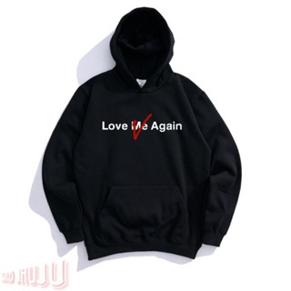 เสื้อกันหนาว มีฮู้ด ลาย Jumper Taehyung Bangtan V Love Me Again