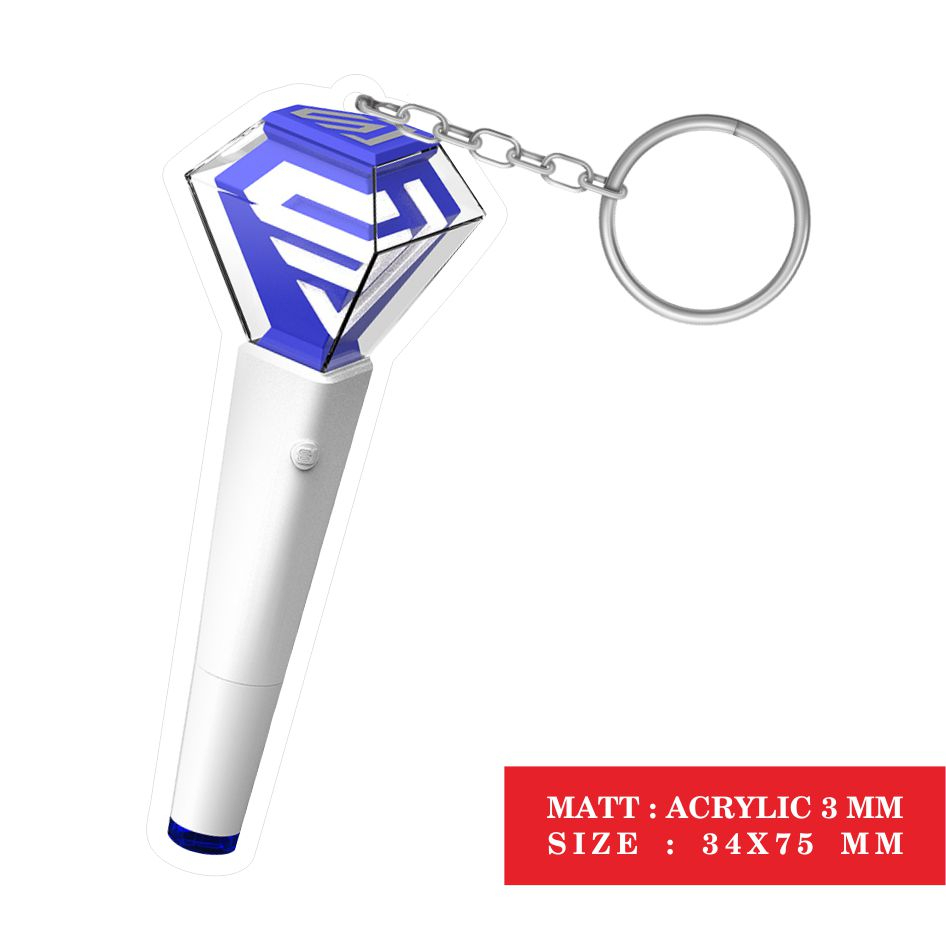 GANTUNGAN พวงกุญแจแท่งไฟ Superjunior Ver 2