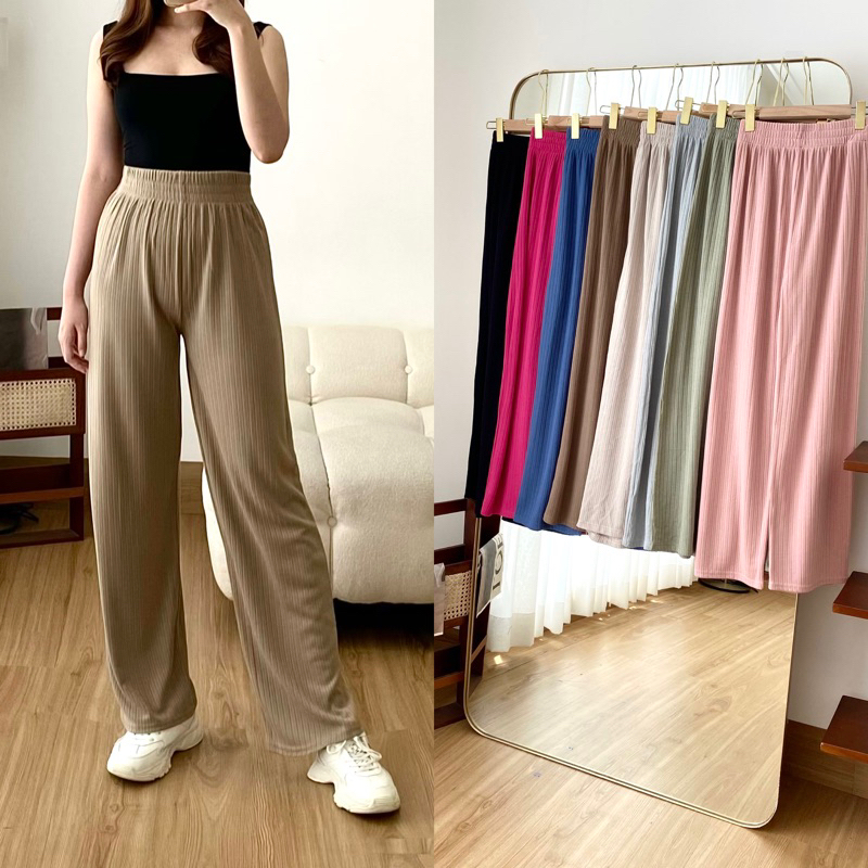 Somi KNIT PANTS/KNIT PANTS/KNIT PANTS/HIGHWIST KNIT Culottes