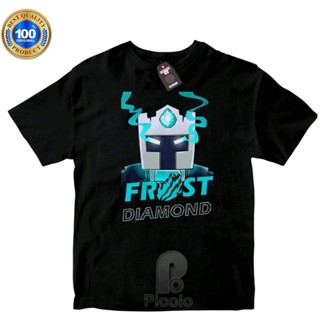 (ฟรีชื่อ) เสื้อยืด ลาย YOUTUBER FROST DIAMOND MOTIF UNISEX สําหรับเด็ก