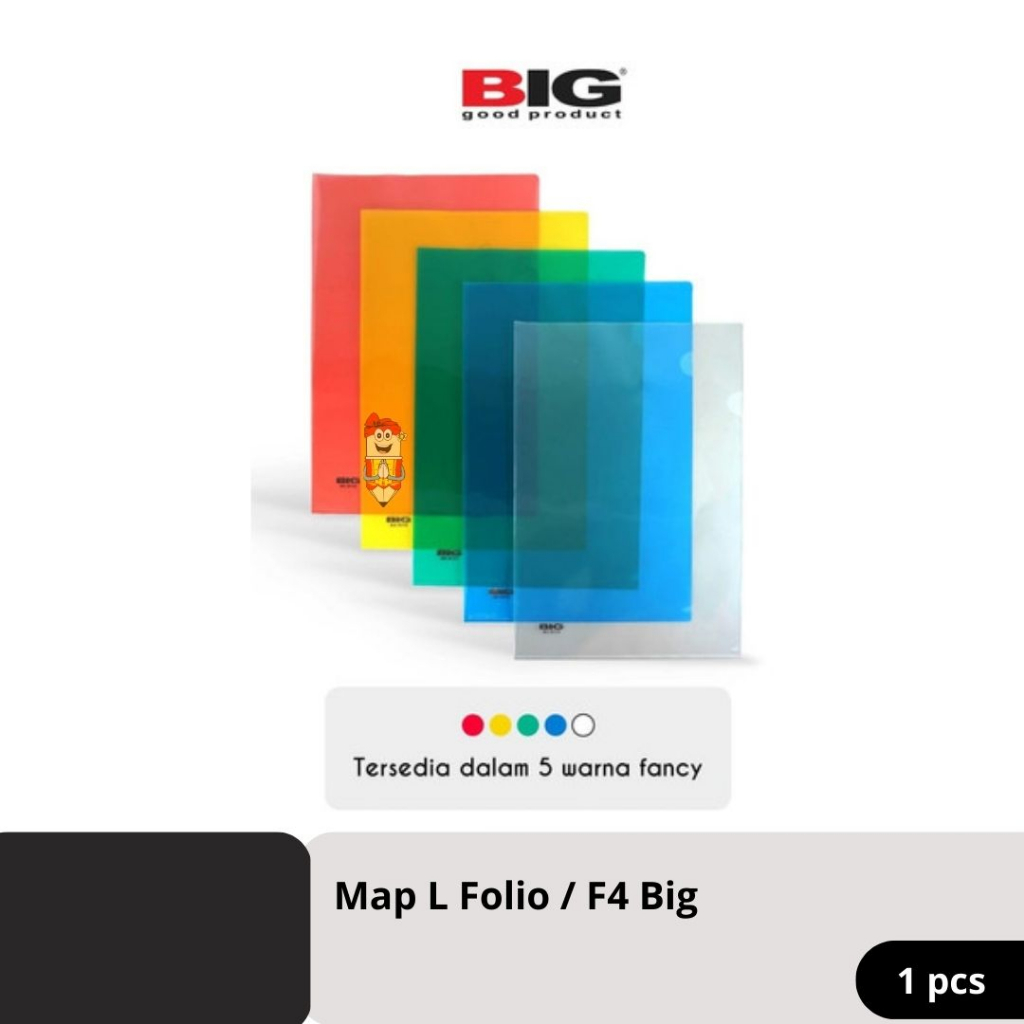 Map L Folio / F4 Big Clear Transparent