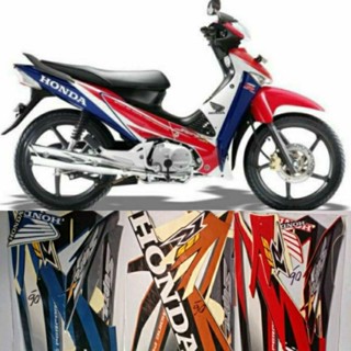 สติกเกอร์คาร์บูเรเตอร์ สําหรับ Honda Supra X 125 2006