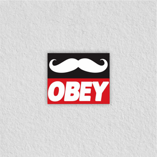 สติกเกอร์โลโก้ Obey distro