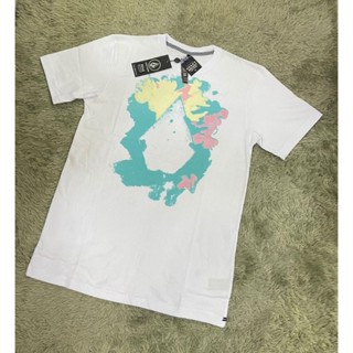 เสื้อยืดพรีเมี่ยม พิมพ์ลาย Volcom Nebel สีขาว