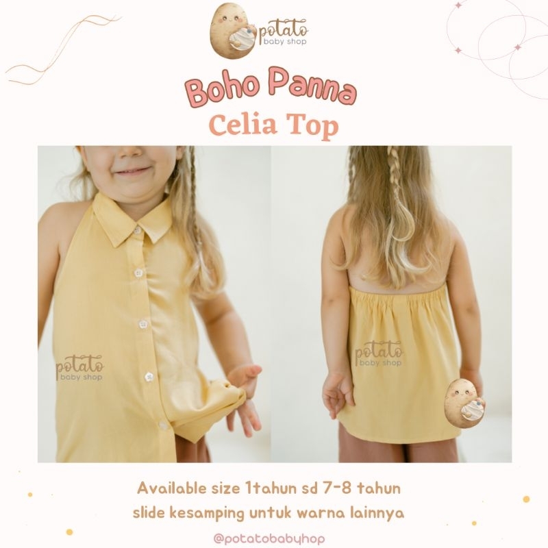 Celia Top 1Years s/d 8Years - Boho Baby Top