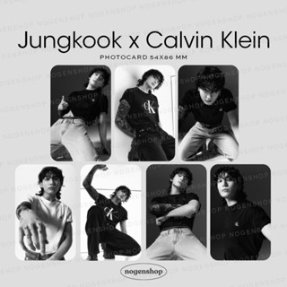 โฟโต้การ์ด PC BTS JUNGKOOK X CALVIN KLEIN 2 [FANMADE]