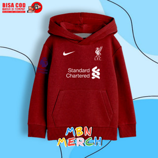 เสื้อแจ็กเก็ต มีฮู้ด ลาย Liverpool สําหรับเด็กผู้ชาย และเด็กผู้หญิง