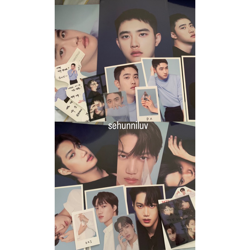 SEASON GREETINGS 2022 EXO SG22 EXO PC POB BENE SG22 SMSTORE EXO XIUMIN KYUNGSOO KAI