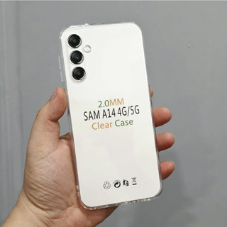 เคส Samsung Galaxy A14 / Samsung Galaxy A14 5G เคสใส HD หนา 2 มม. ใส TPU พรีเมี่ยม เคสนิ่ม