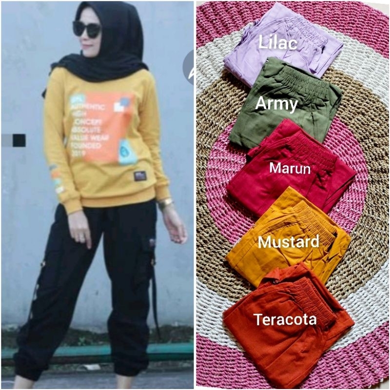 Joger Pants/cargo jogger Pants -จัมโบ้