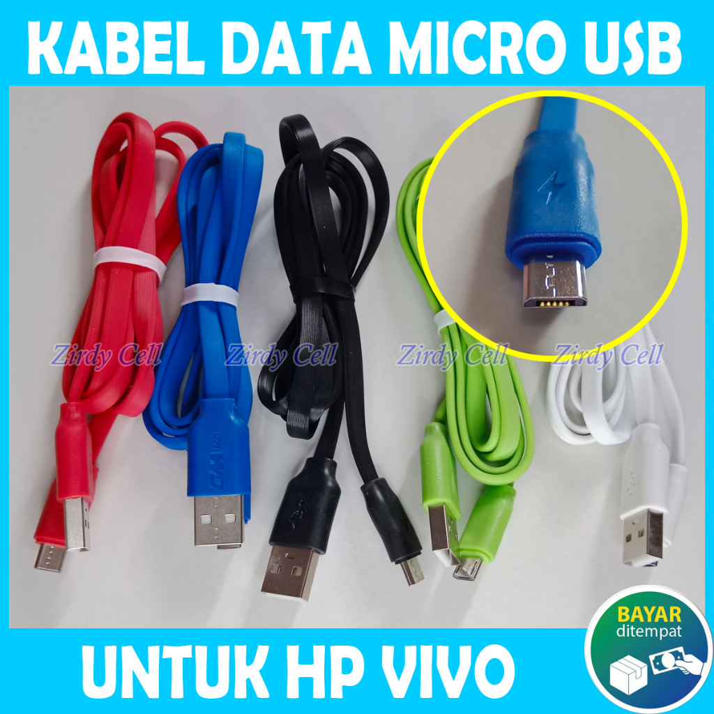 Micro USB Charger Data Cable สําหรับ HP VIVO Y02 Y01A V11 PRO V15 V3 V5 V7 Y01 PLUS V9 Y66 Y71 Y81 Y