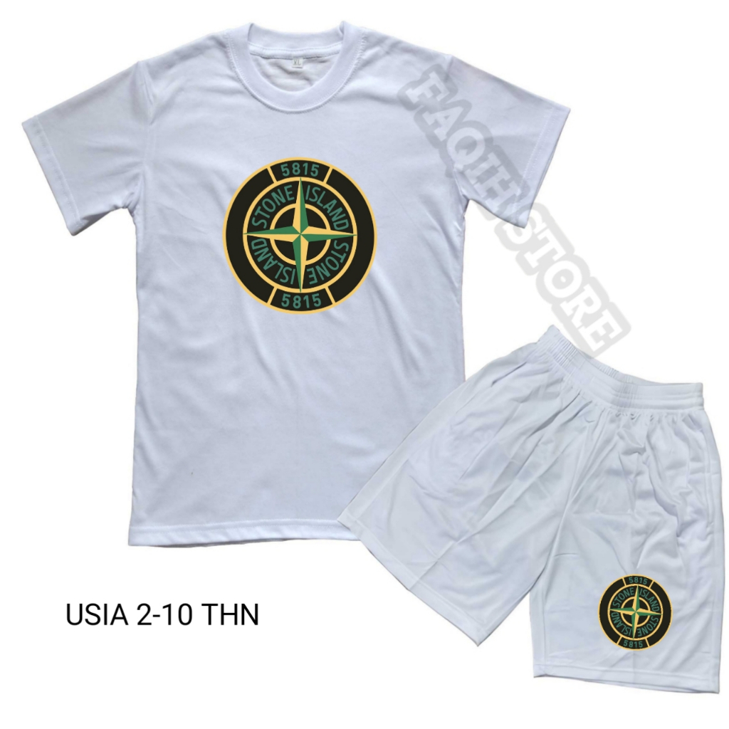 STONE ISLAND ไวรัล!!! เสื้อยืดสูทเด็กเกาะหิน เสื้อและกางเกง