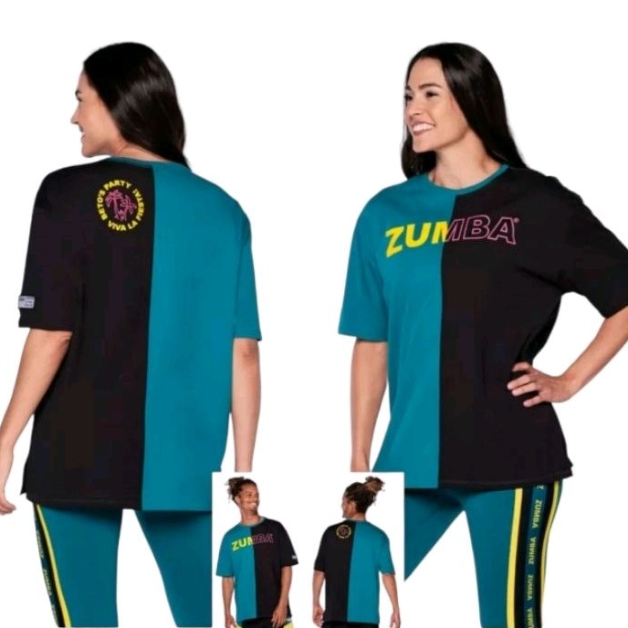 ZUMBA CLOTHES/ZUMBA เสื้อยืด/ZUMBA TOPS/เสื้อผ้ากีฬาUNISEX/DANCE TOPS/ZUMBA/KZ PARTY VIVA