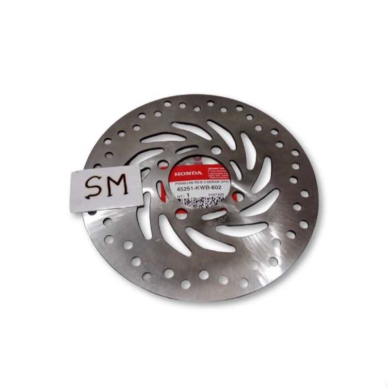 ดิสก์เบรกหน้า revo absolut 45251-KWB-602 ของแท้ Honda HGP AHM