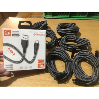 [SH-149] 3 Meter Kabel data Charger Xwin K-01 120W Fast Charging
