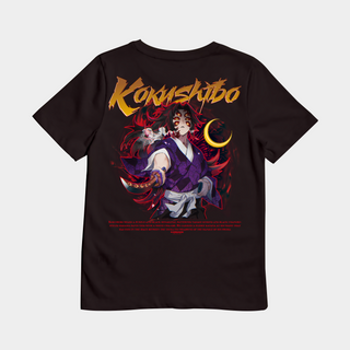 เสื้อยืด ลายการ์ตูนอนิเมะ DEMON SLAYER KOKUSHIBO สําหรับเด็ก