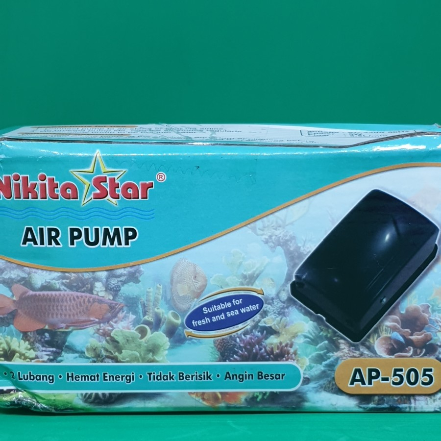 MESIN NIKITA STAR AP 505 เครื่องปั๊มน้ําเครื่องเติมอากาศ 2 หลุม