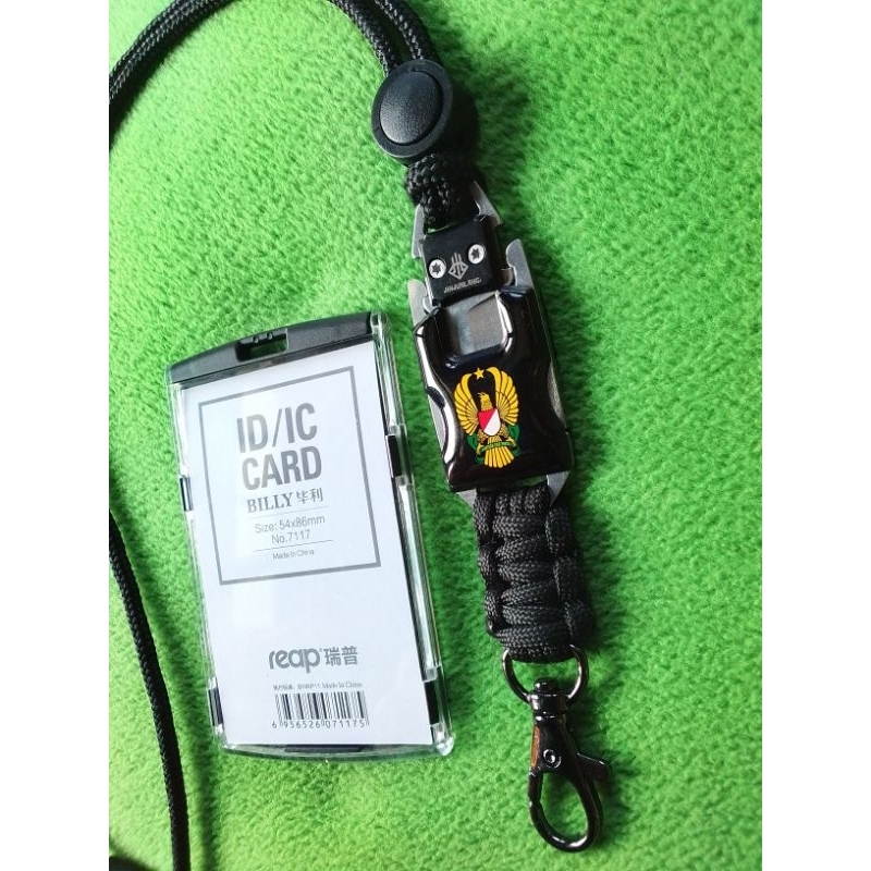 RK Lanyard tactical id card โลโก้ TNI AD EKA PHASE