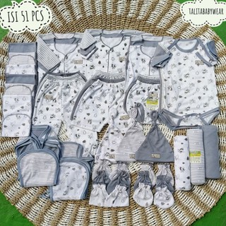 51 PCS Perlengkapan Bayi Baru Lahir Paket Brojol Baby Newborn komplit Paket Lengkap Baju Bayi Set talitababywear