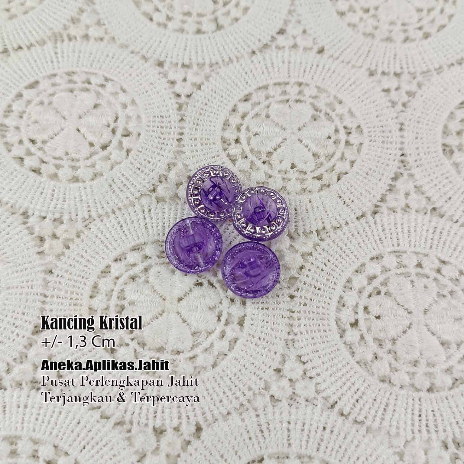 1 DOZEN CRYSTAL BUTTONS K35 - K59