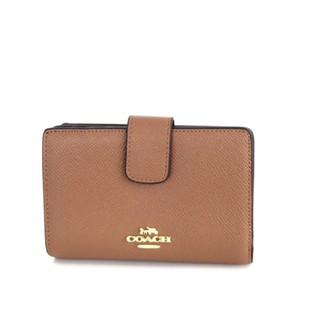 กระเป๋าสตางค์ Coach มีซิป ขนาดกลาง