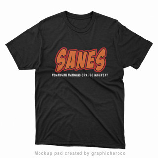 เสื้อยืดแขนสั้น พิมพ์ลาย Sanes DANGDUT ขนาดใหญ่ พร้อมส่ง