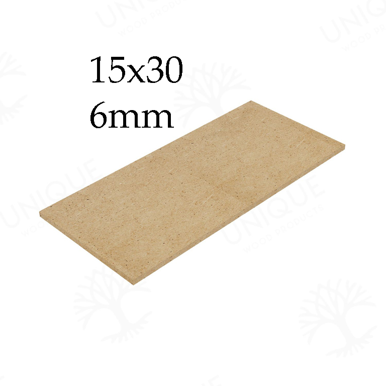 บอร์ด Mdf 15x30 6มม*