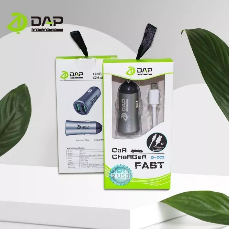 DAP D-CC2N 2USB 2.4A รถ CHARGER DAP รถ CHARGER DAP 2USB 2.4A D-CC2