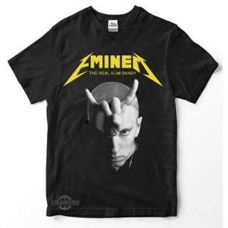 เสื้อยืด EMINEM 3 The real slim shady Premium rap rap raptee