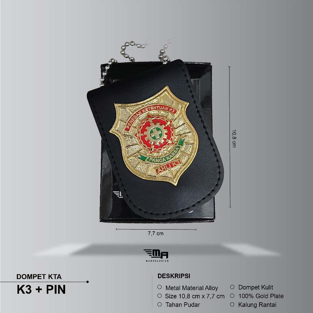 KTA K3 WALLET + PIN / KATA HEALTH WALLET SET + PIN + CHAIN