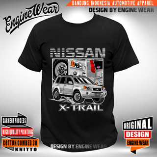 เสื้อยืดโปโล แขนสั้น พิมพ์ลายรถยนต์ nissan xtrail livina serena navara juke magnite สําหรับผู้ชาย