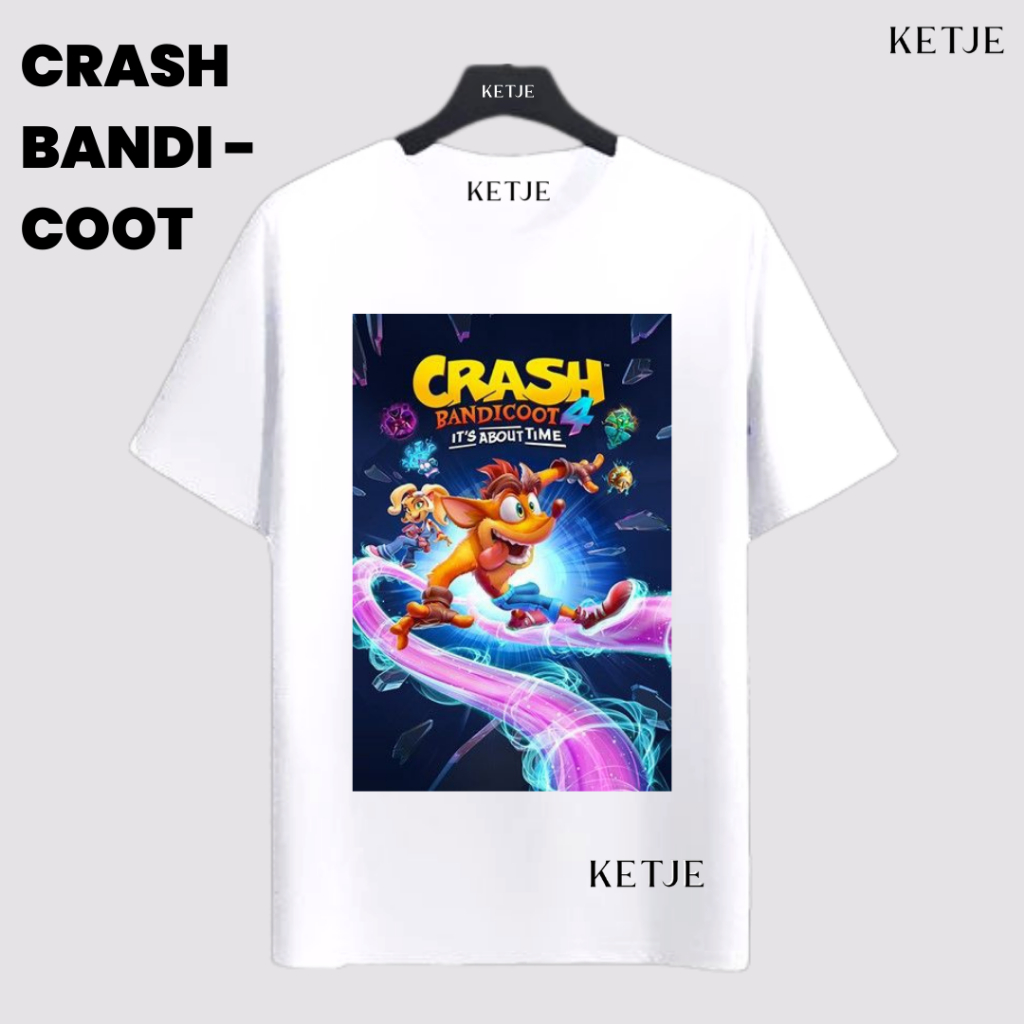 เสื้อยืด Crash Bandicoot - Crash Bandicoot 4 Its About Time | Distro เสื้อยืดสําหรับผู้ชายและผู้หญิง