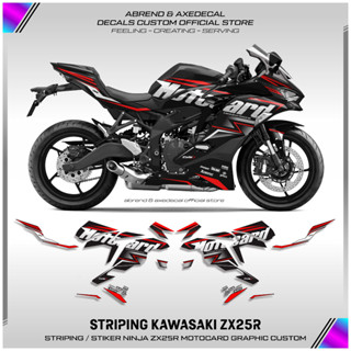 สติกเกอร์ ลายกราฟฟิค KAWASAKI NINJA ZX 25R สําหรับติดตกแต่งรถจักรยานยนต์ ZX25R