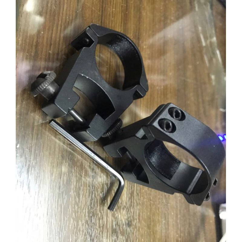 2 ชิ้นติดตั้ง 30 มิลลิเมตร 1 นิ้วแหวนขอบเขต Mount 11 มิลลิเมตรราง T3301