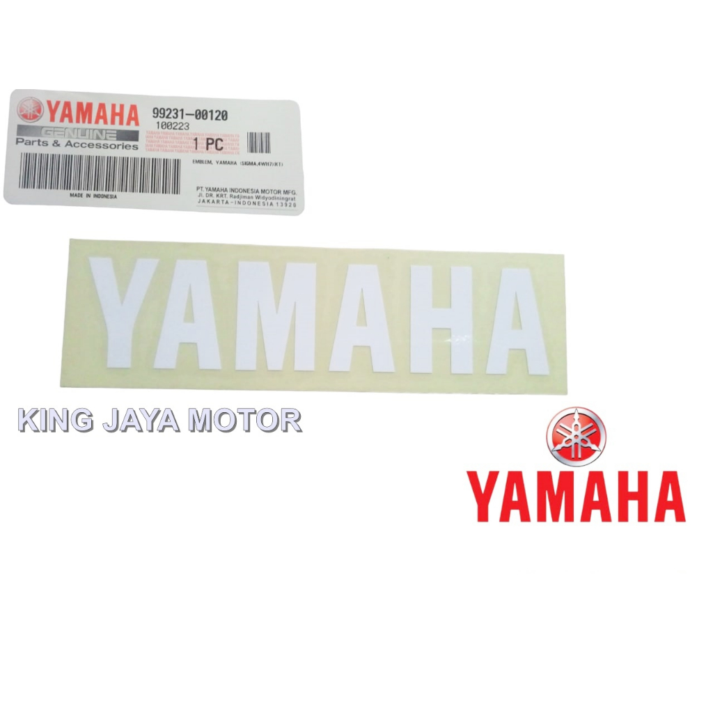 Yamaha Logo Sticker Emblem Front Mudguard Cover F1zr 99231-00120 1 ชิ้น