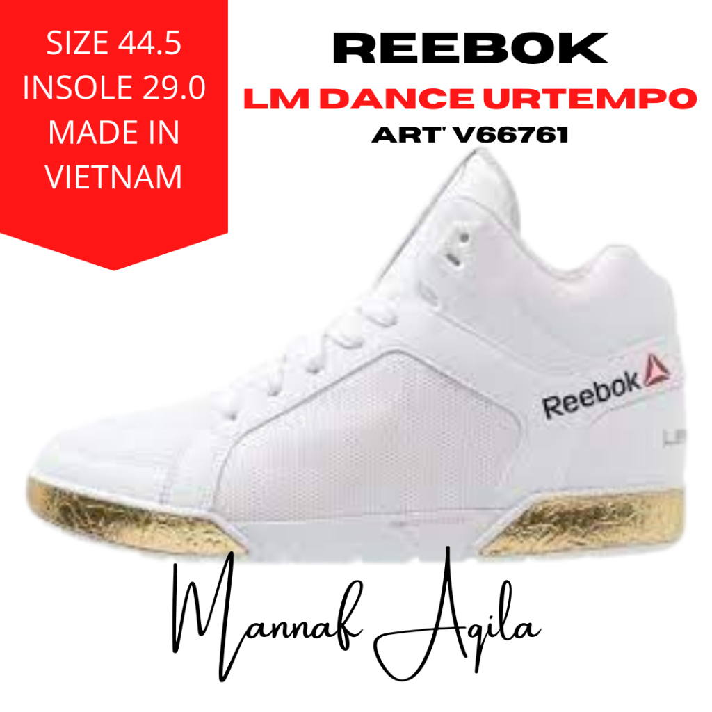 รองเท้ากีฬาบาสเก็ตบอลผู้ชาย Reebok Lesmills Dance Urtempo ไซส์ 44