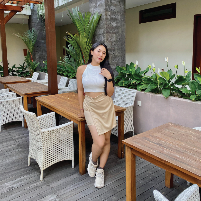 MYLEE - กางเกงขาสั้นกระโปรง Hika Skort ผู้หญิง