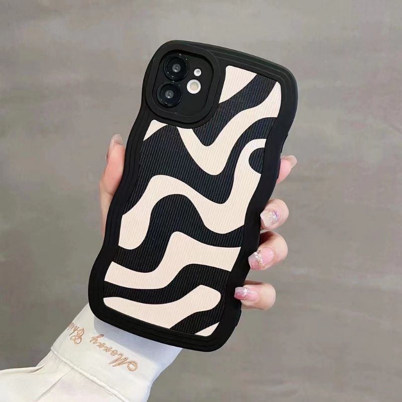 K021 SOFT CASE CUTE WAVE ZEBRA VIVO Y02 Y02T Y02S Y12 Y15 Y17 Y20 Y20i Y20S Y12S Y21 Y21S Y21A Y21T 