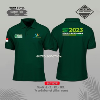 เสื้อยืดโปโล แขนสั้น พิมพ์ลายสถิติการเกษตรอินโดนีเซีย ST 2023 - Long POLO BPS ST 2023 - Short POLO BPS ST 2023 - Short POLO BPS ST 2023