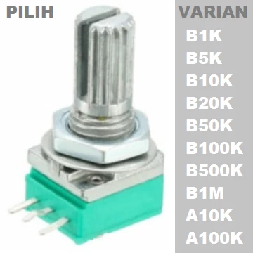 ปิดผนึก Mono Potentiometer - 1K 5K 10K 20K 50K 100K 1M ปิดผนึก Potentiometer